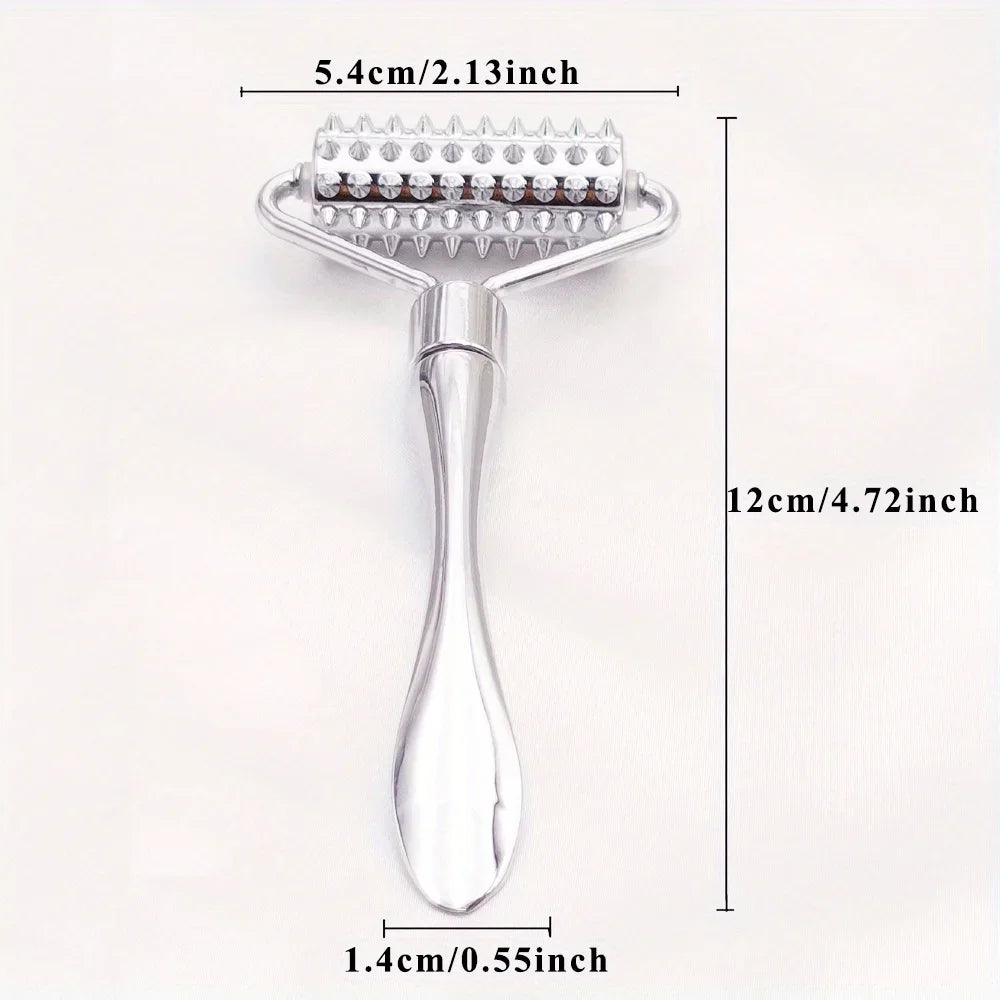 Stainless Steel Facial Massage Roller Gua Sha Tool For Face