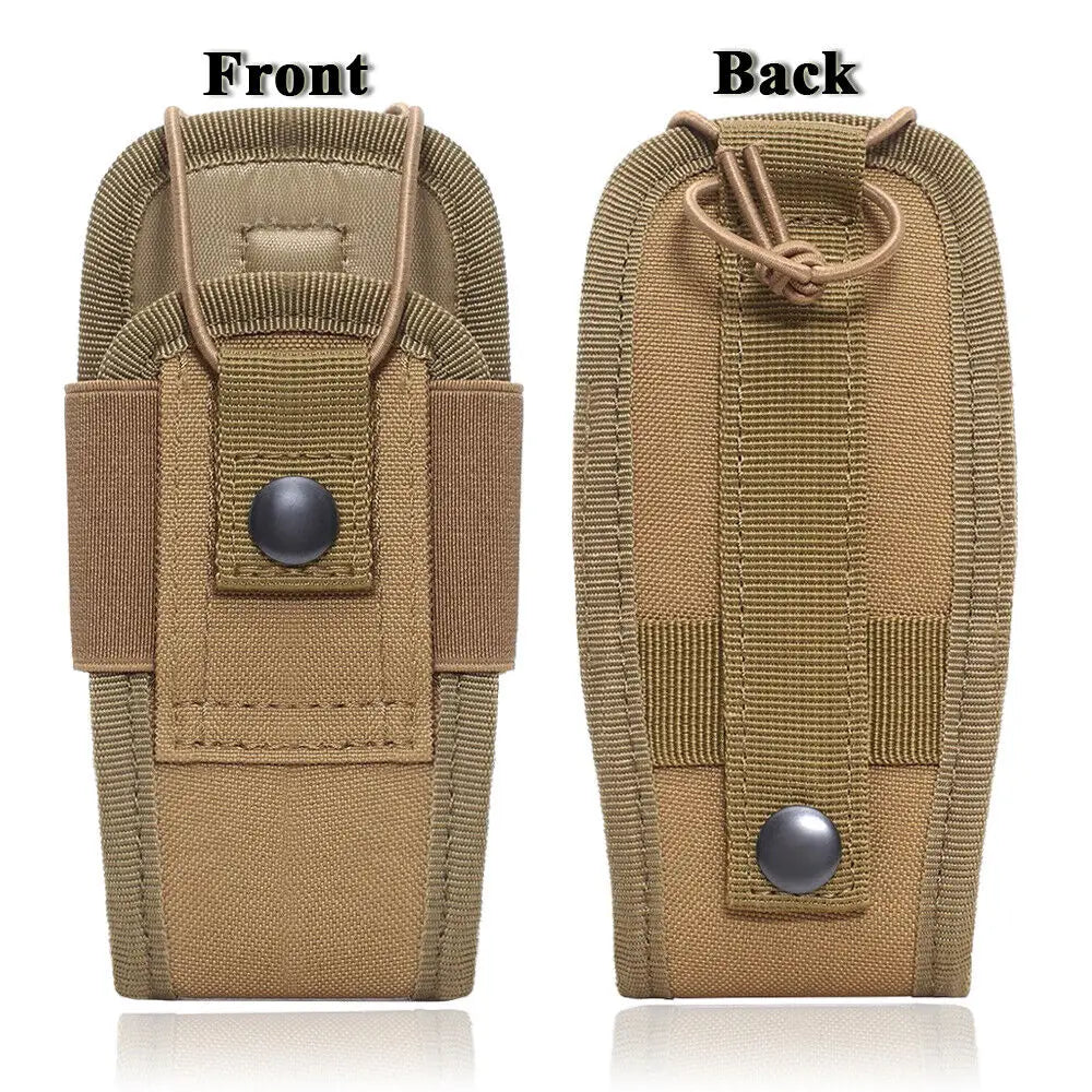 Molle Radio Pouch EDC Outdoor Camping Hiking Hunting Magazine Pouch Walkie Talkie Case Holder Waist Bags Interphone Storage Bag