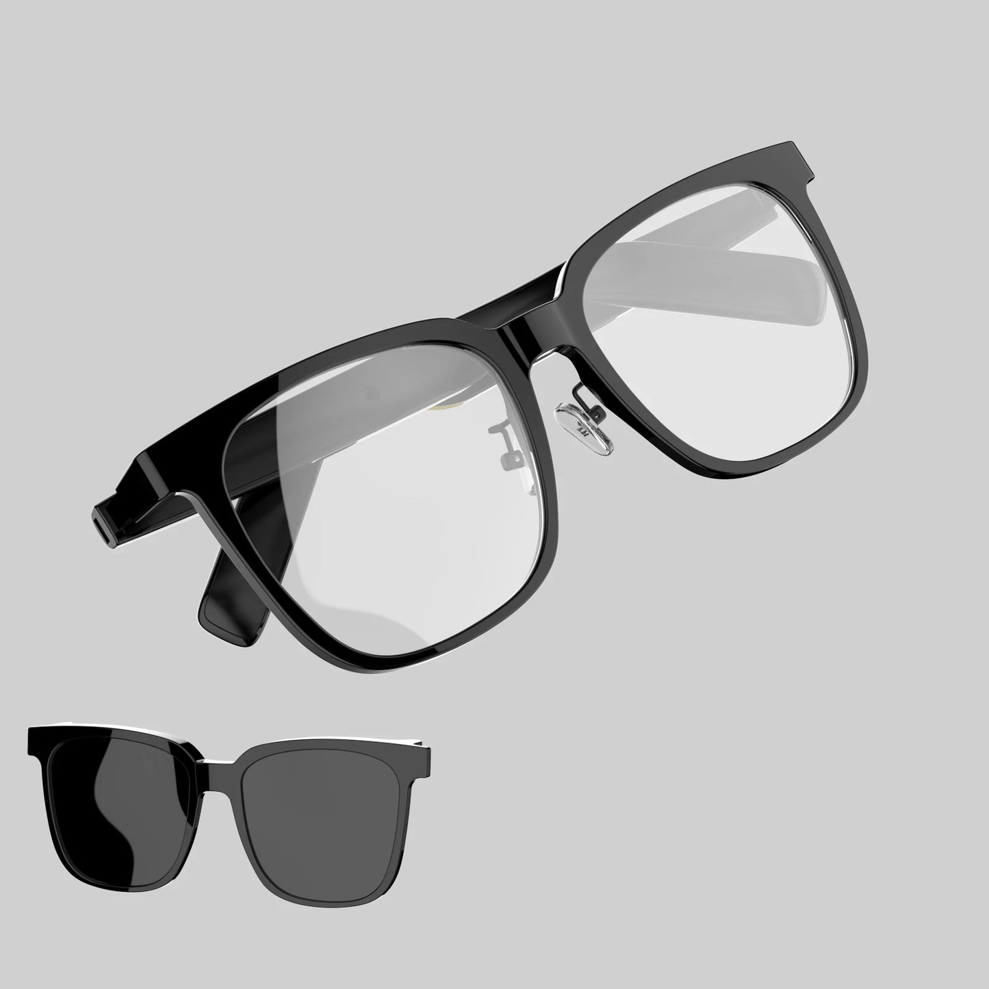 Smart glasses, wireless calls, intelligent noise reduction, touch voice assistant, music playback, unisex UV-proof glasses