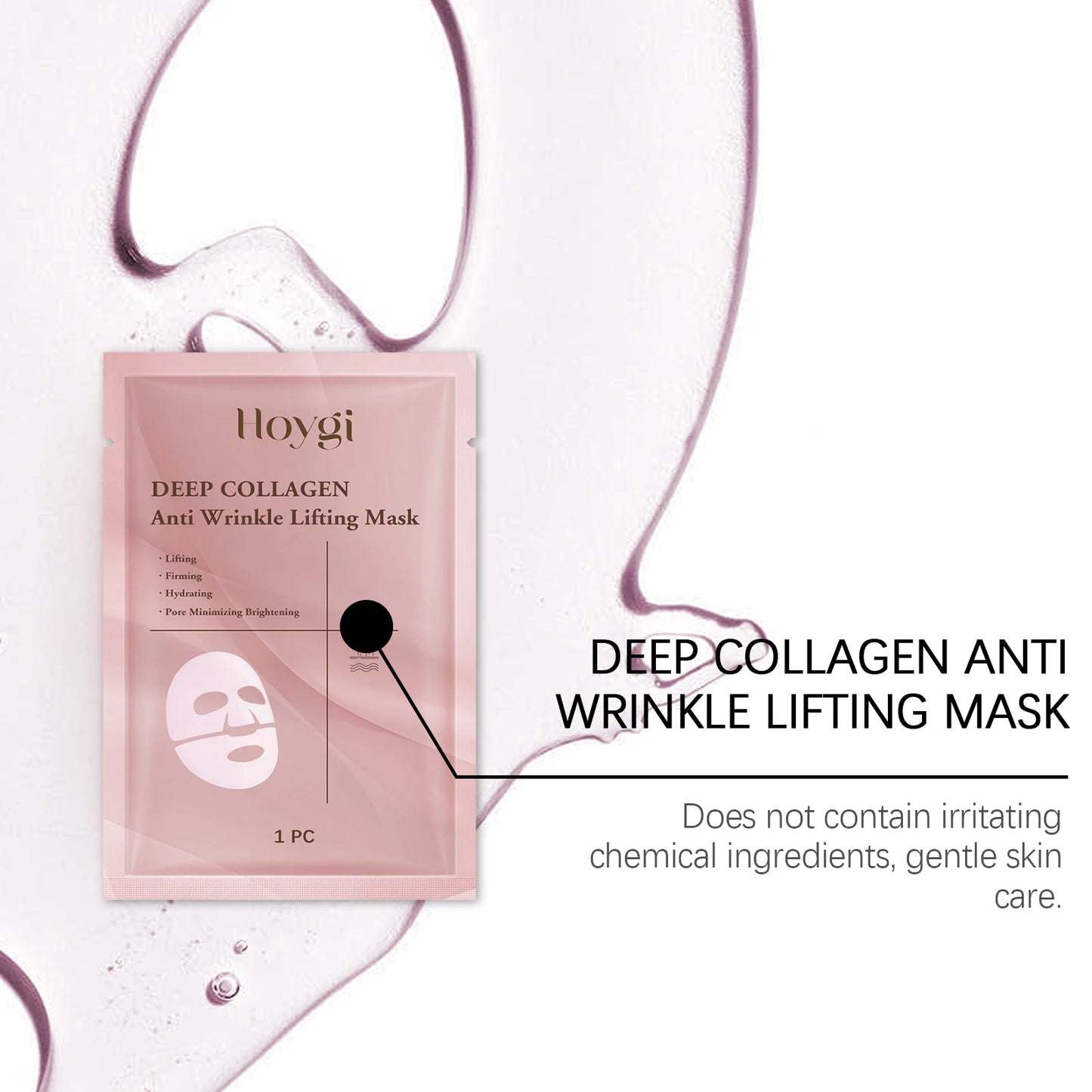 Collagen Face Mask Anti Aging Lifting Firming Brightening Hydrating Facial Mask