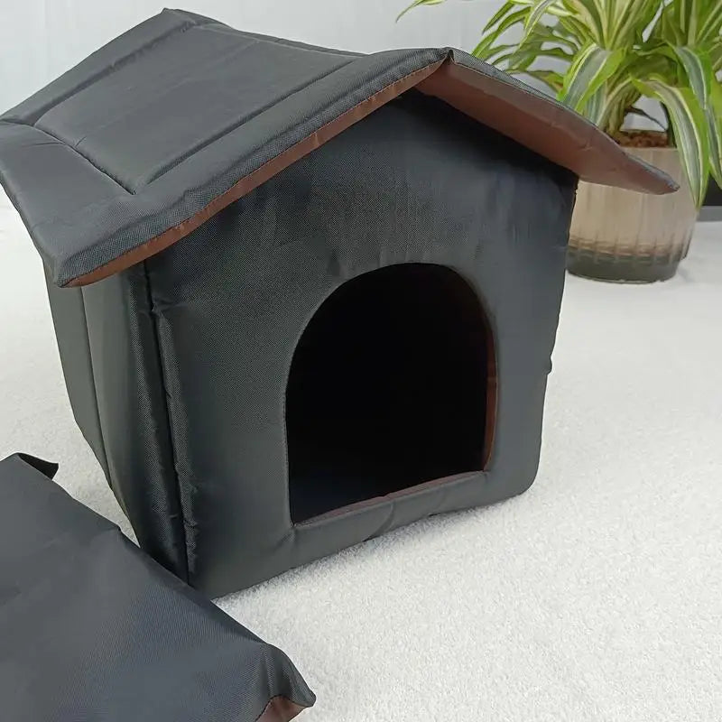Waterproof Outdoor Pet House Thickened Cat Nest Tent Cabin Pet Bed Tent Shelter Cat Kennel Portable Travel Nest Pet Home