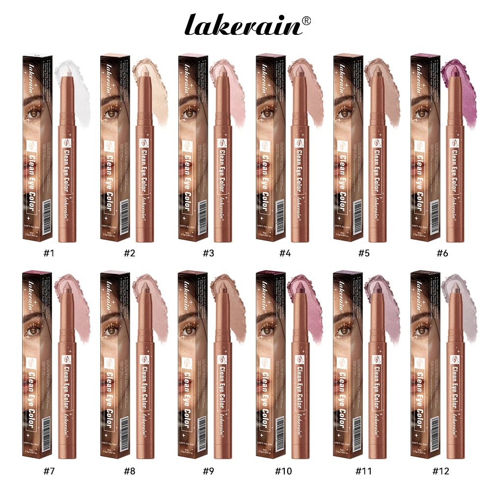 Lakerain Eyeshadow Pencil Long Lasting Smudge Resistant