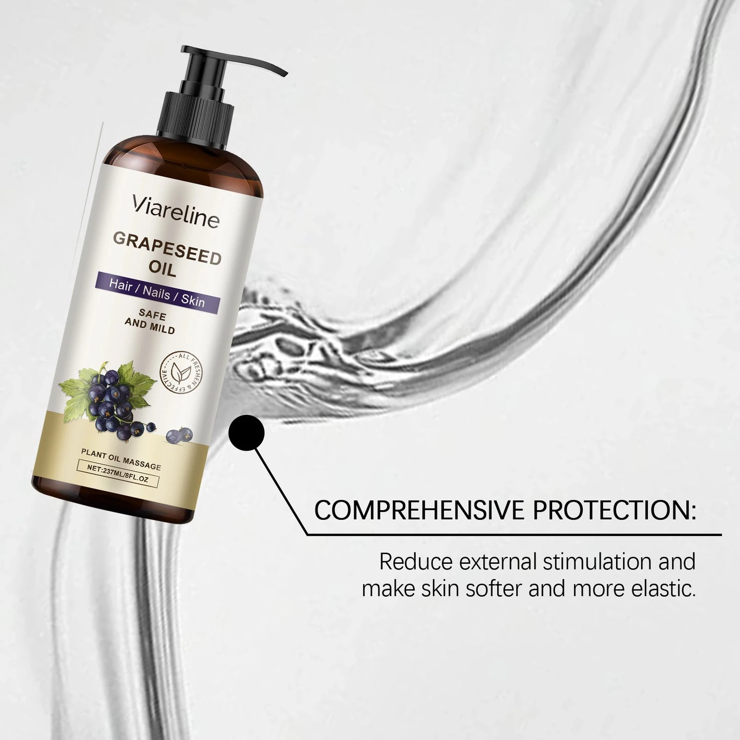 Grapeseed Essential Oil Nourishing Hair Skin Moisturizing