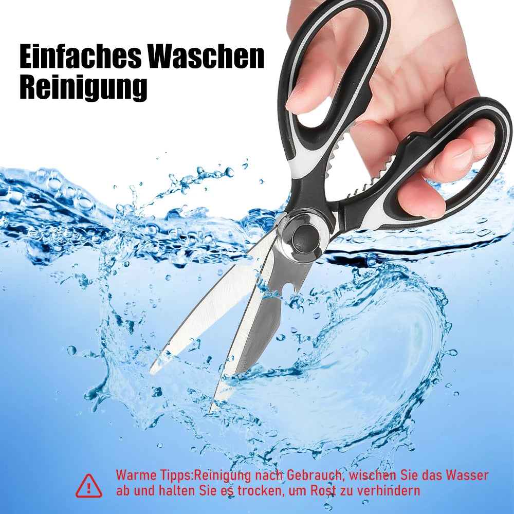 Stainless Steel Kitchen Scissors Multi Purpose Shears Meat