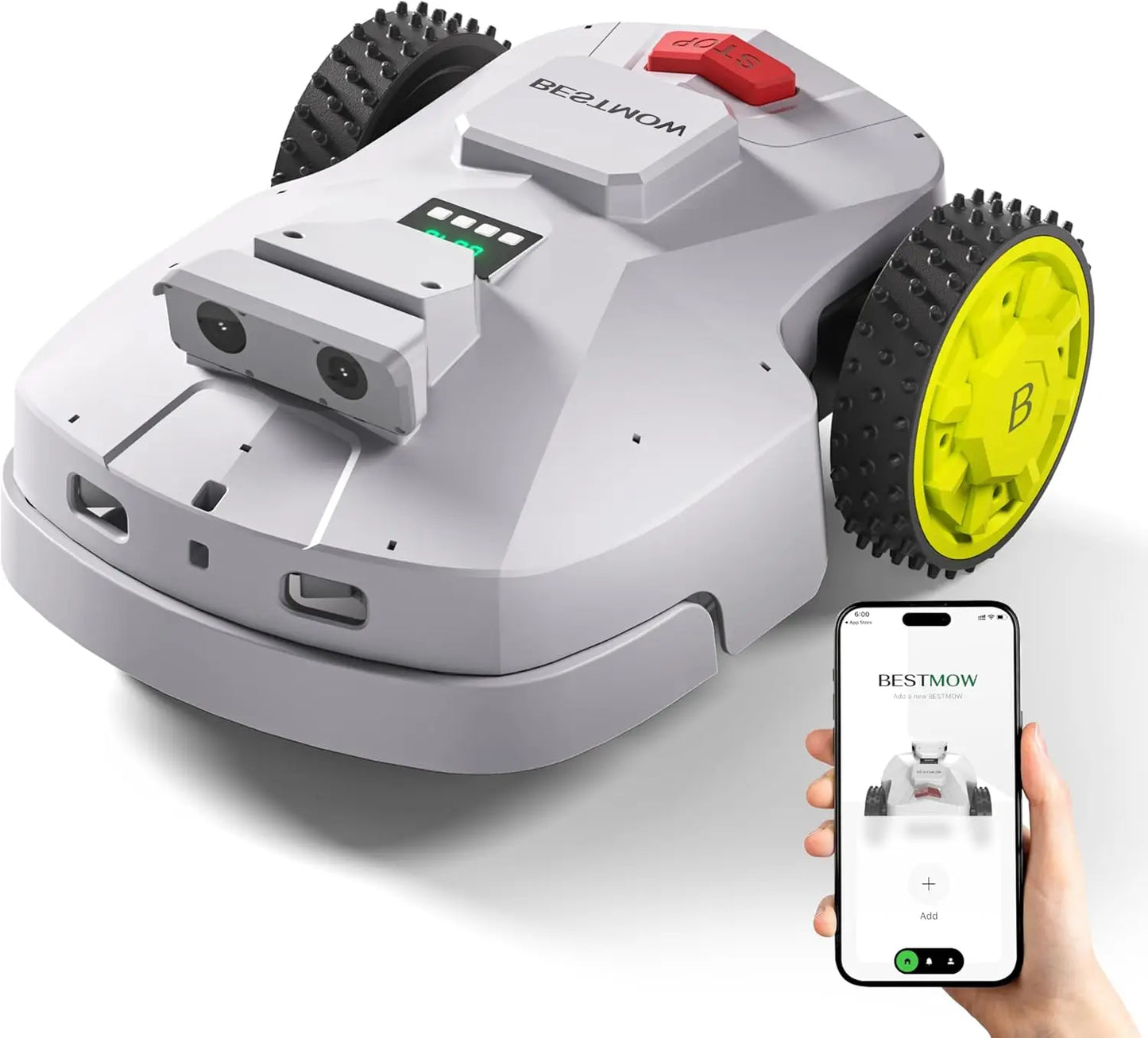 Customizable Robot Lawn Mower 1.5 Acre RTK Vision Mapping