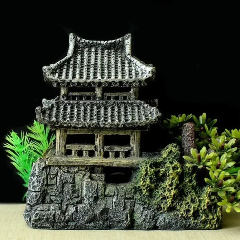 Simulation Resin Aquarium Landscape House Ornament