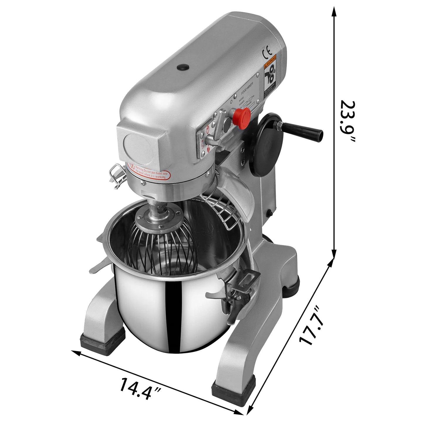 SucceBuy 10-30L Electric Dough Stainless Steel Mixer