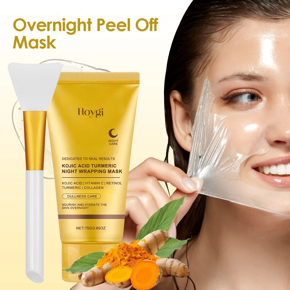 Kojic Turmeric Overnight Peel Mask Glowing Firm Skin 75g