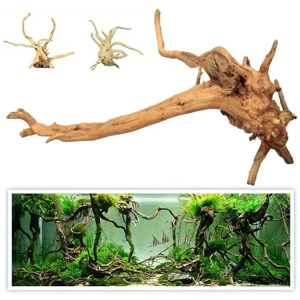 Natural Wooden Driftwood Roots Aquarium Decoration Fish Tank