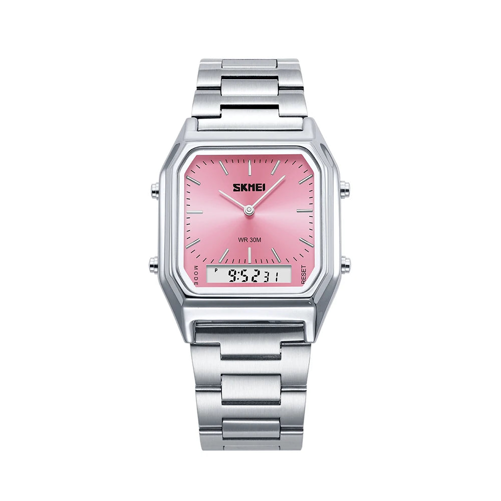 Skmei Fashion Analog Watch Luminous Dual Display Quartz