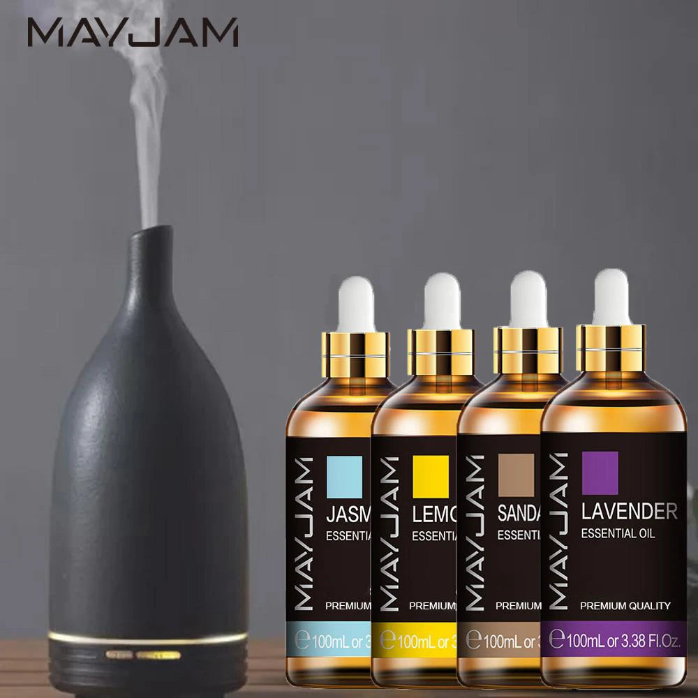 100ml Pure Jasmine Tea Tree Sandalwood Lavender Oils