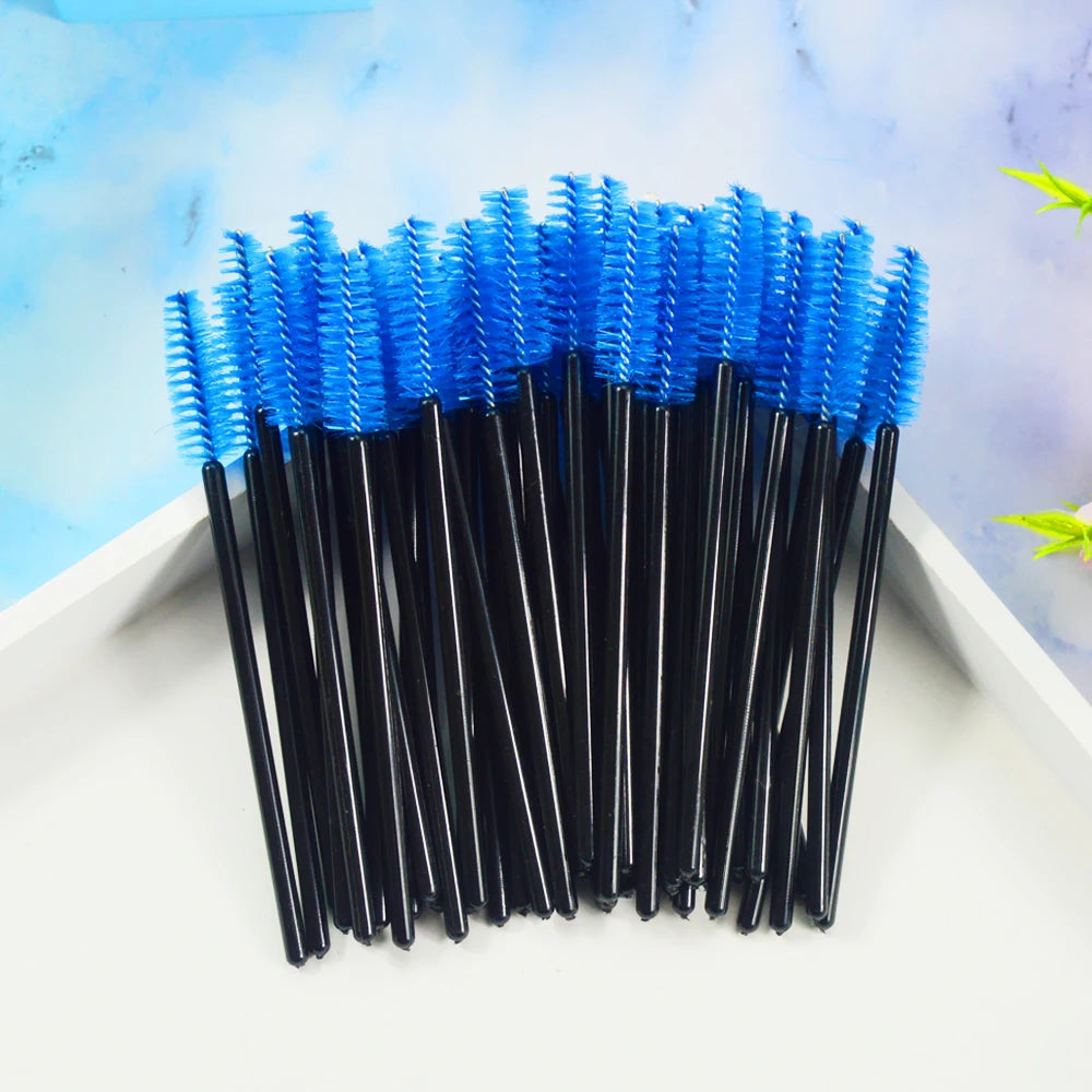 Brushes Eyelashes ExtensionsSupplies Makeup Brush Disposable Mascara Wands Applicator Lash Scrub