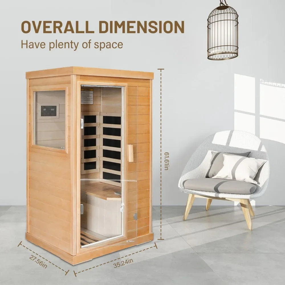 Infrared Home Sauna Room Far Infrared Heating Dry Sauna
