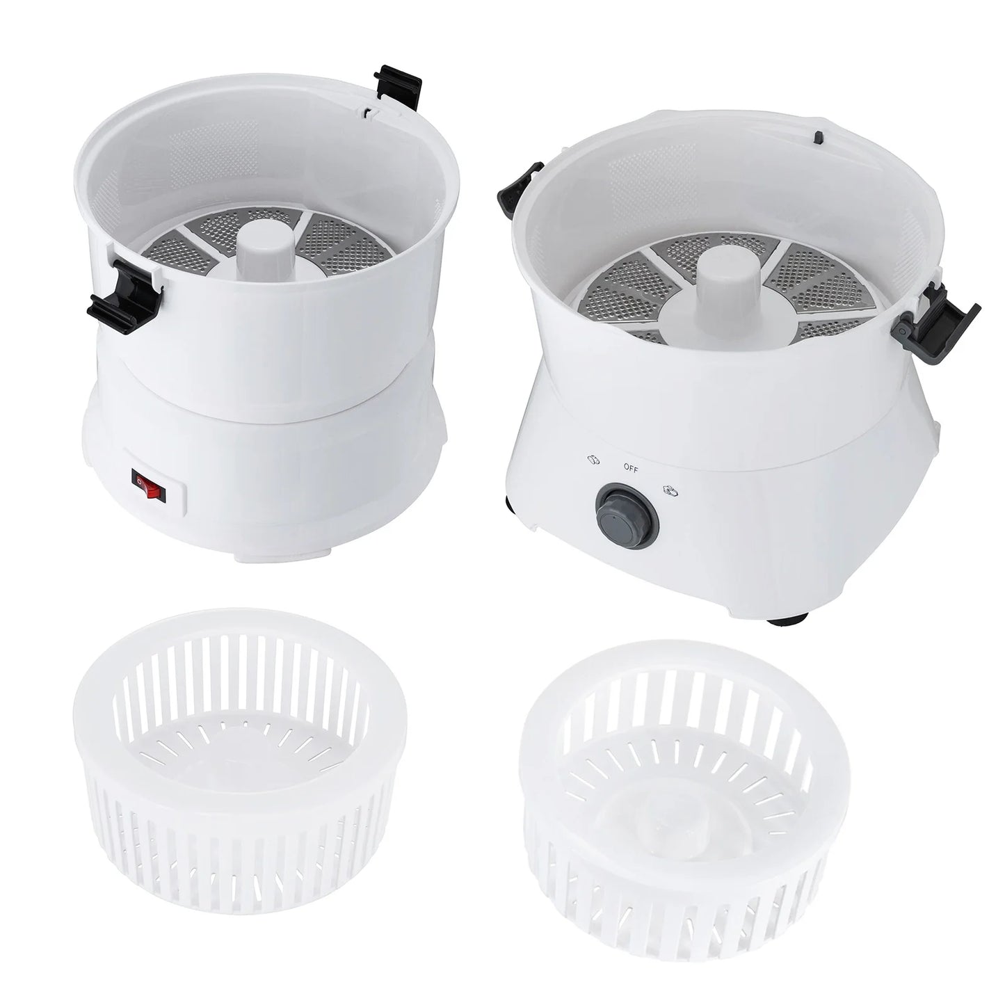 85W Electric Potato Peeler One Button Drive Spinner