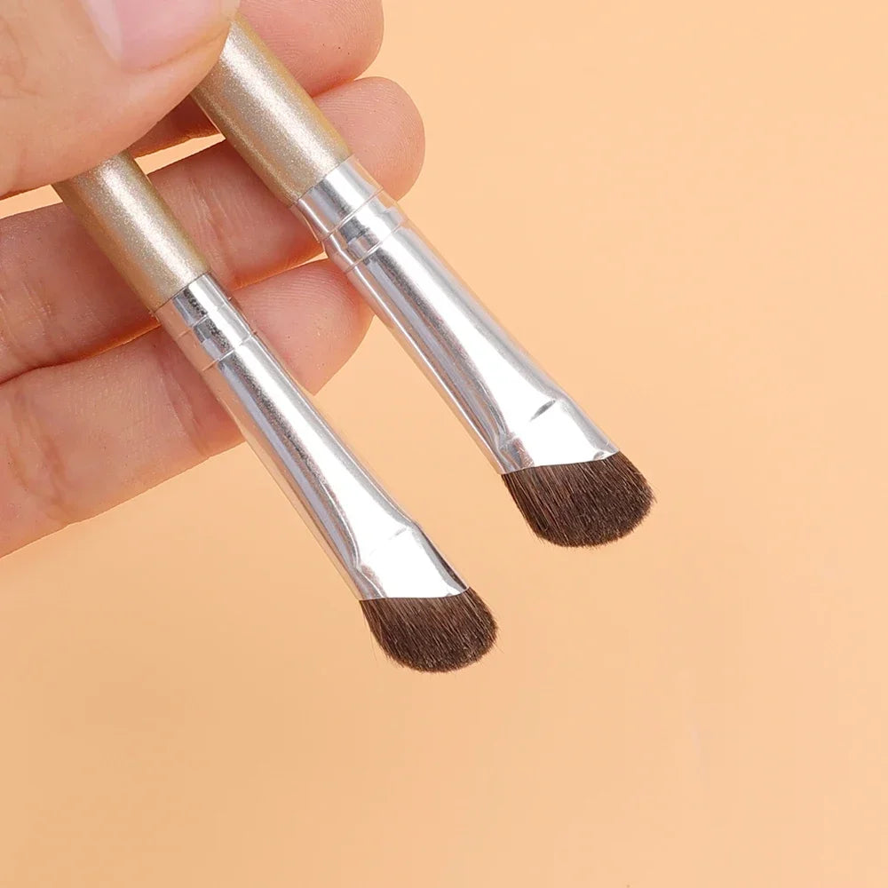 Flat Angled Nose Shadow Makeup Brushes Professional Soft Eyeshadow Nose Contouring Brushes Professional Beauty Cosmetics Tools