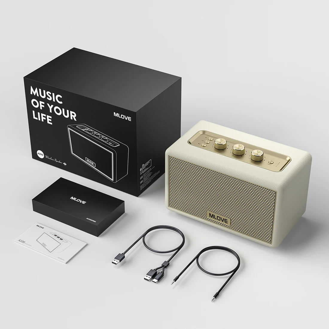 Mlove A200 Portable Bluetooth Speaker 24 Hour Play Time