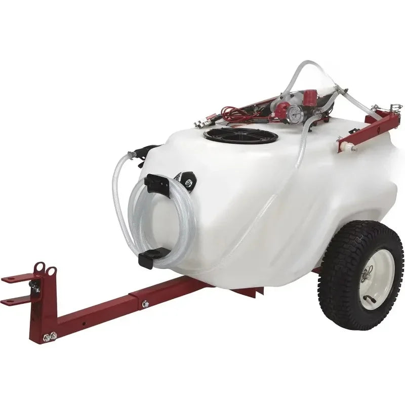 Tow Behind Boom Sprayer Broadcast 21 Gallon 12V DC 2.2 GPM