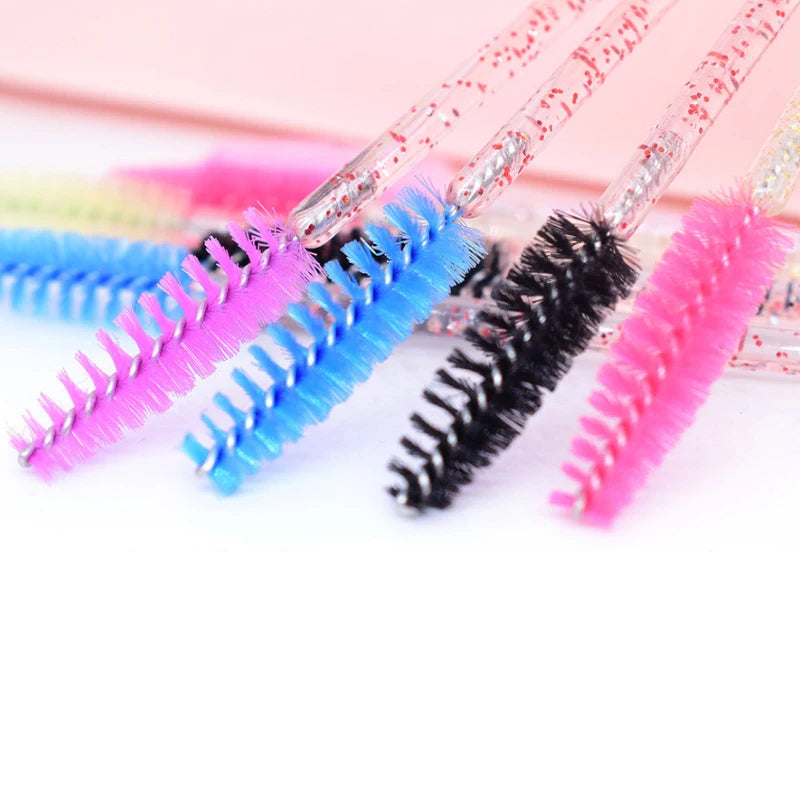 Brushes Eyelashes ExtensionsSupplies Makeup Brush Disposable Mascara Wands Applicator Lash Scrub