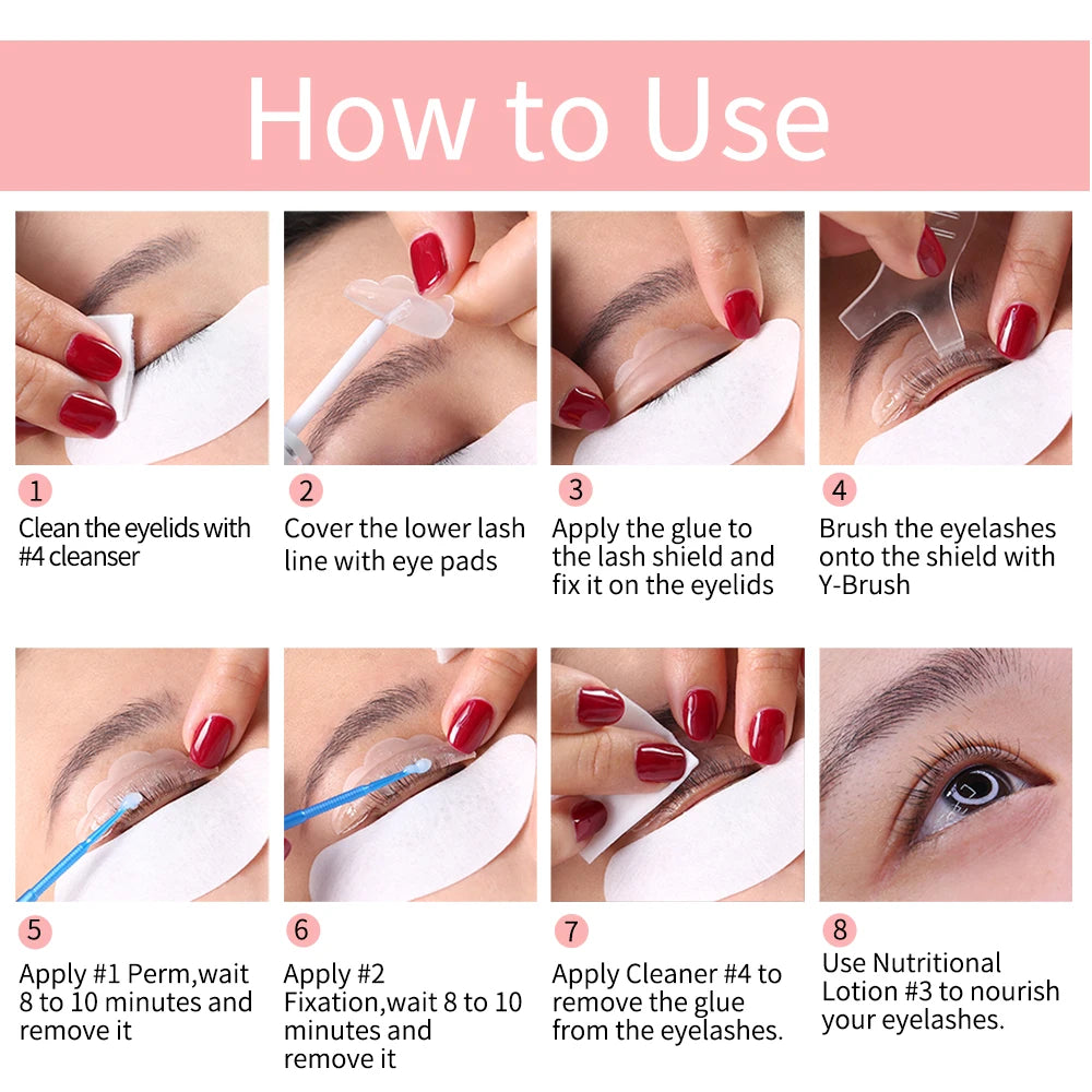 ICONSIGN Lash Lift Kit Dropshipping Lash Lifting Set Eyelash Serum Calia Enhancer Eyelash Perm Eyes Beauty Makeup Tools