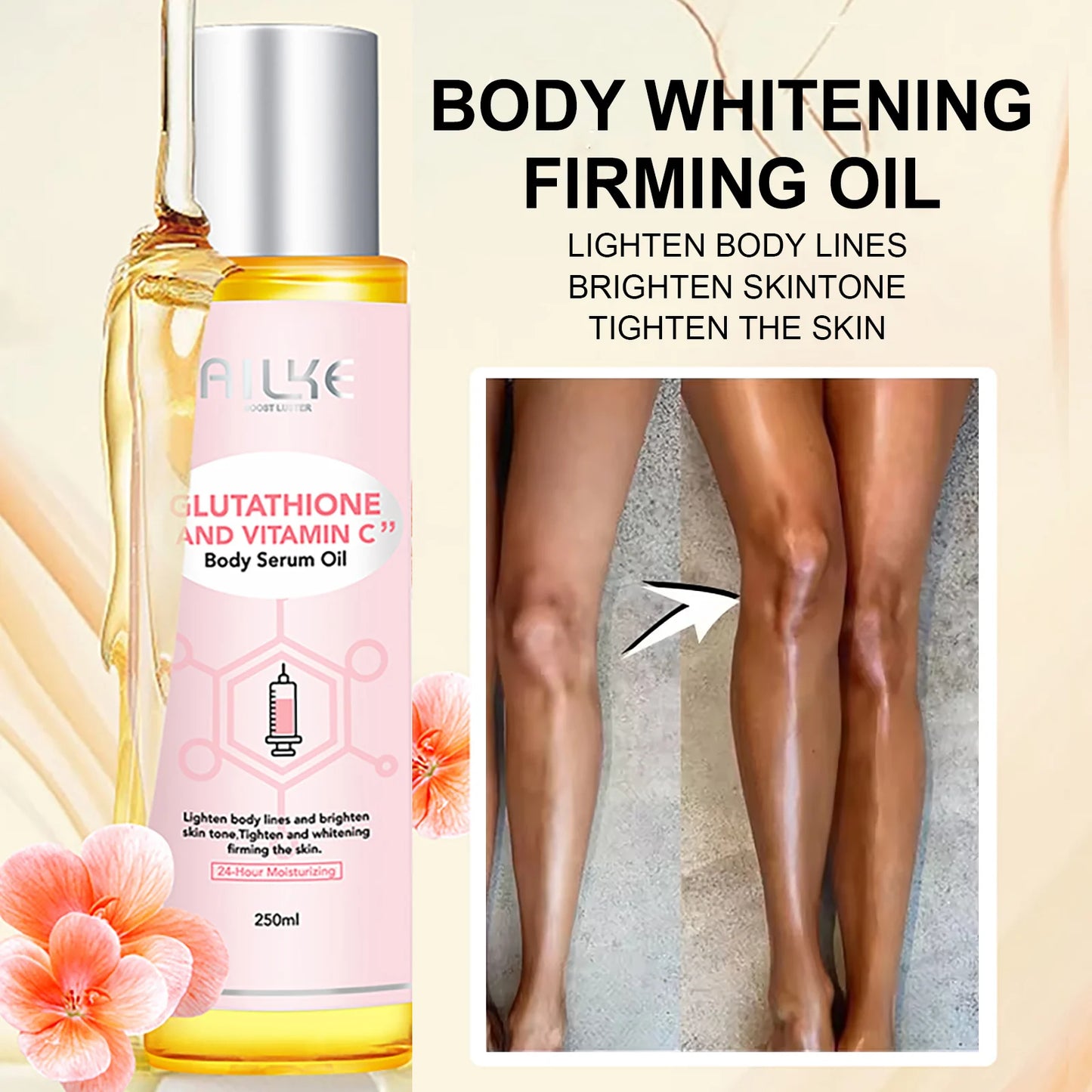 AILKE Whitening Skin Cream With Glutathione And Shea Butter