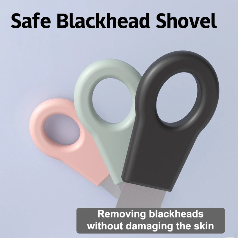 Portable Blackhead Spatula Pore Cleaner Exfoliator Tool