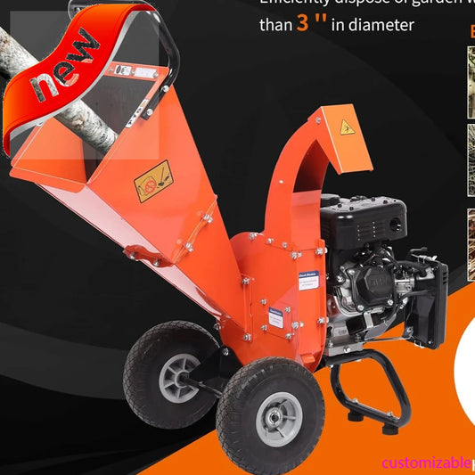 C30 Lite Wood Chipper Mulcher 7 HP 212cc 3 Inch Max