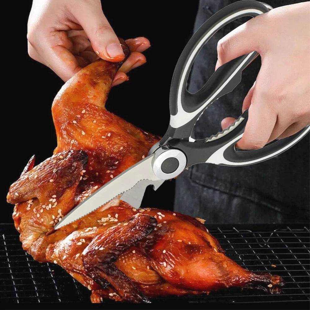 Stainless Steel Kitchen Scissors Multi Purpose Shears Meat