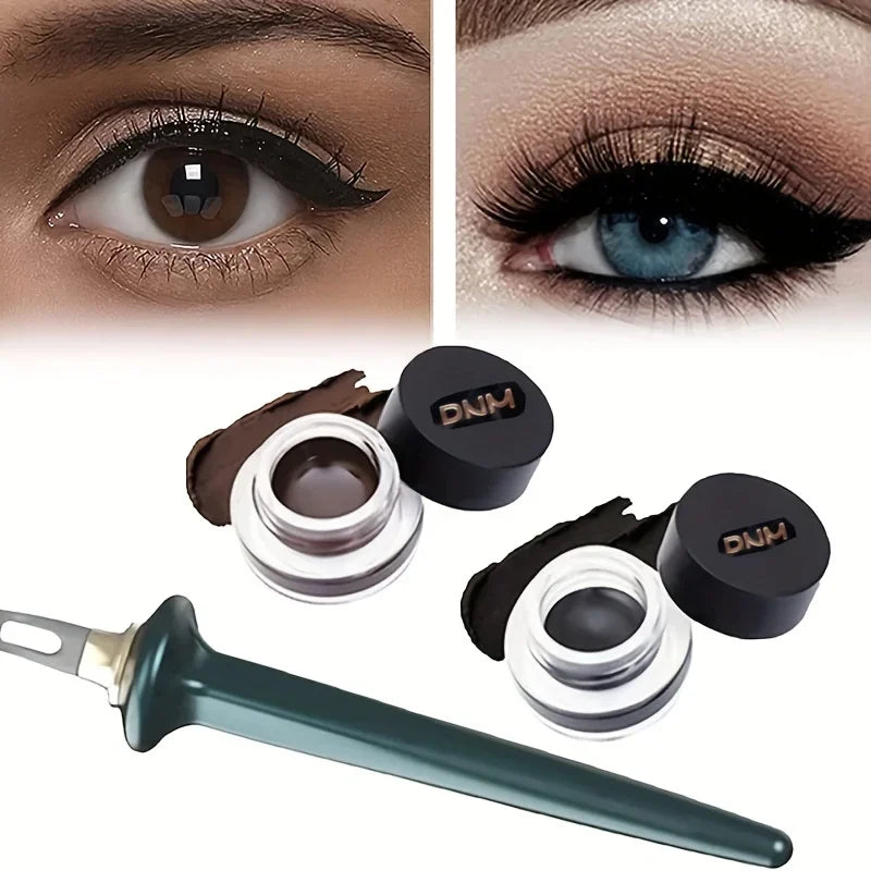 Silicone Eyeliner Brush Waterproof Non Smudge Cream