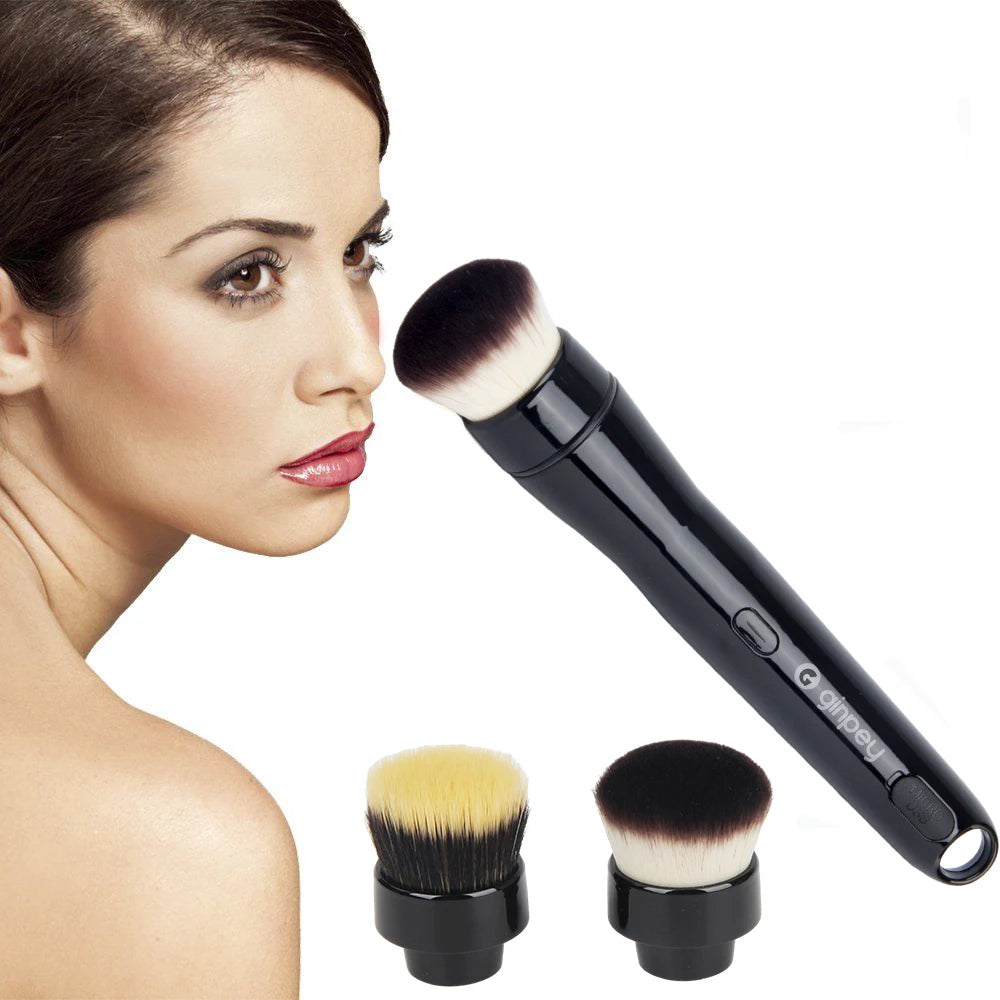 Personalized Beauty Brush Fast Blender High speed Set Foundation Brush Beauty Mushroom Head Makeup Tool Electric Powder Brushes