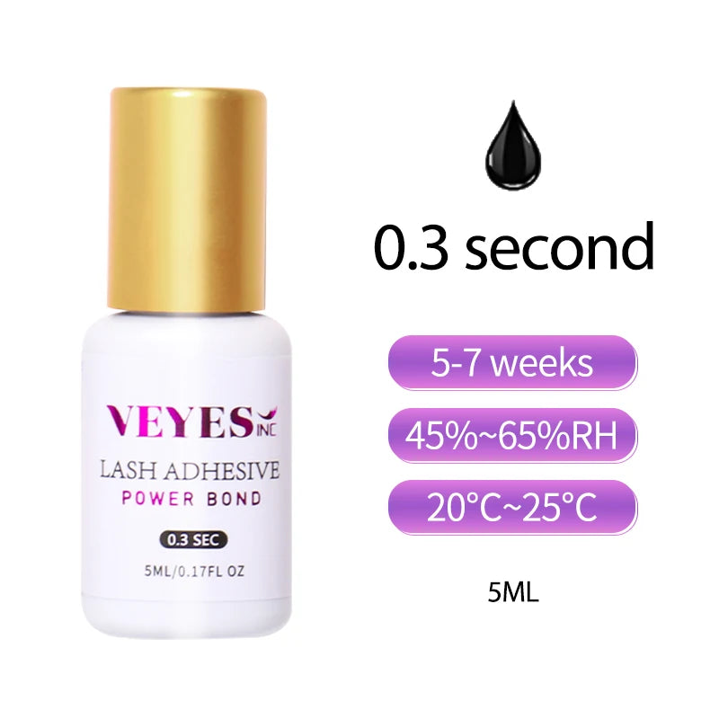 Veyes Inc Eyelash Extensions Glue 5 Days Free Shipping from US Veyelash 7 Weeks Retention Volume Lash Adhesive Makeup Tools
