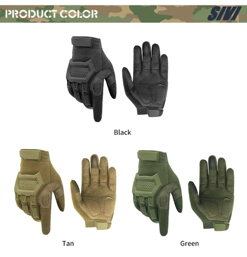 Tactical Gloves for Men Women Motorcycle Gloves Touchscreen Airsoft Hunting Shooting Gloves for Outdoor Climbing Training Gloves
