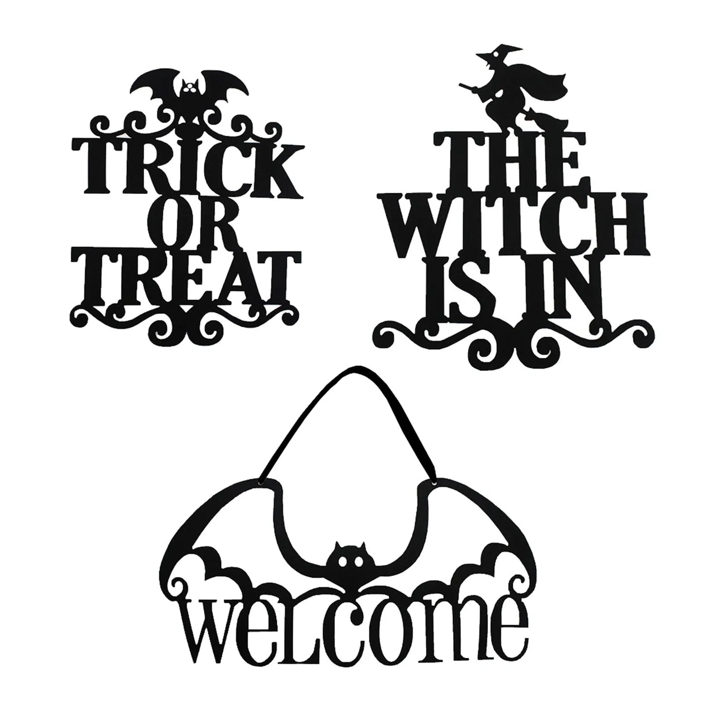 Halloween Door Hanging Decorations Spooky Wall Decor
