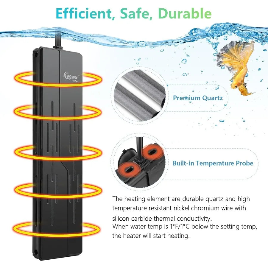 1000W Submersible Aquarium Heater LED Digital Controller