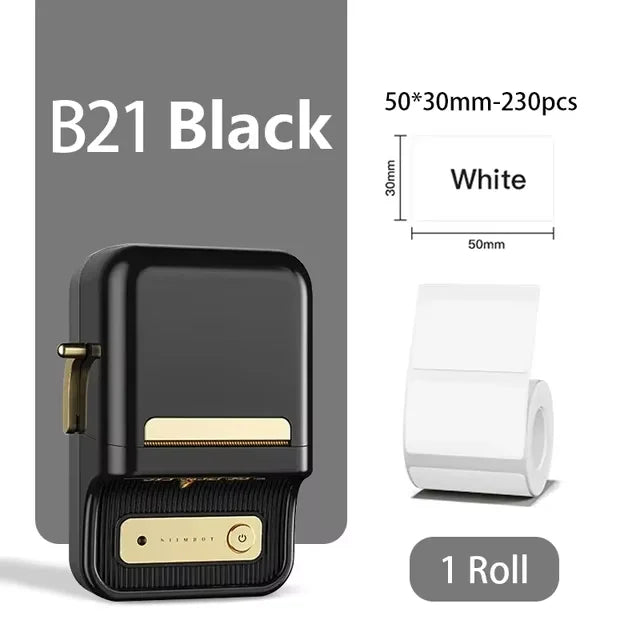 Niimbot B21 Mini Portable Thermal Printer Bluetooth Label