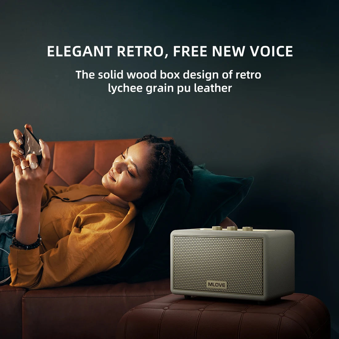 Mlove A200 Portable Bluetooth Speaker 24 Hour Play Time