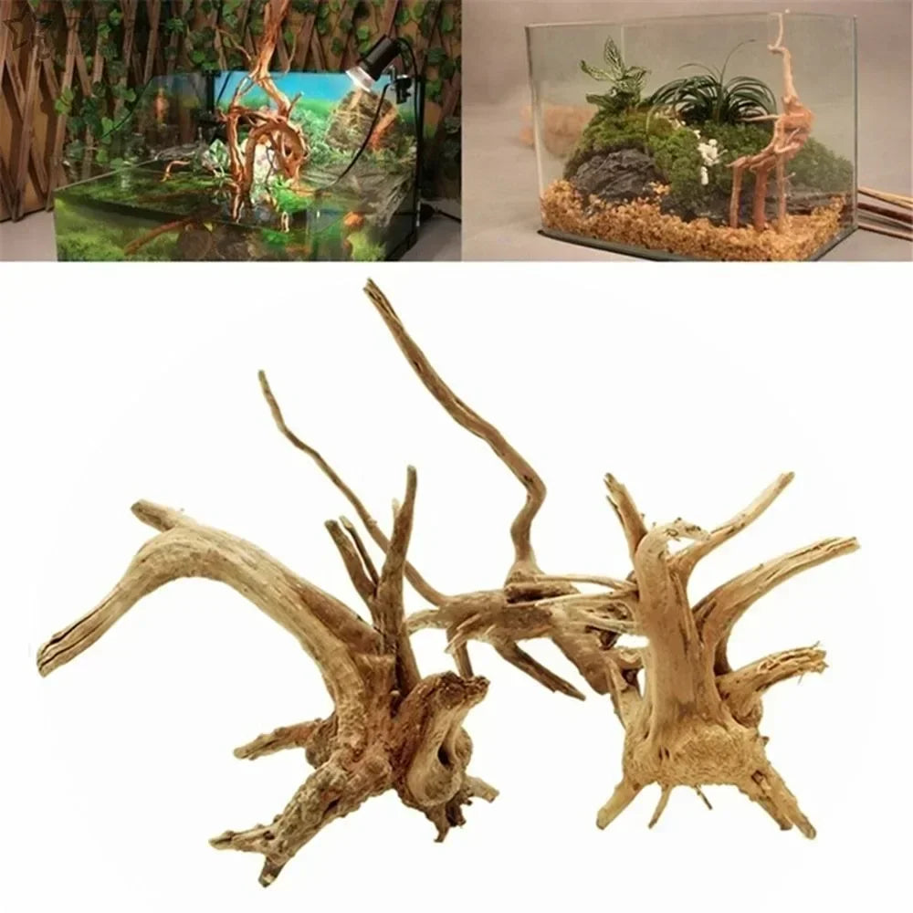 Natural Wooden Driftwood Roots Aquarium Decoration Fish Tank