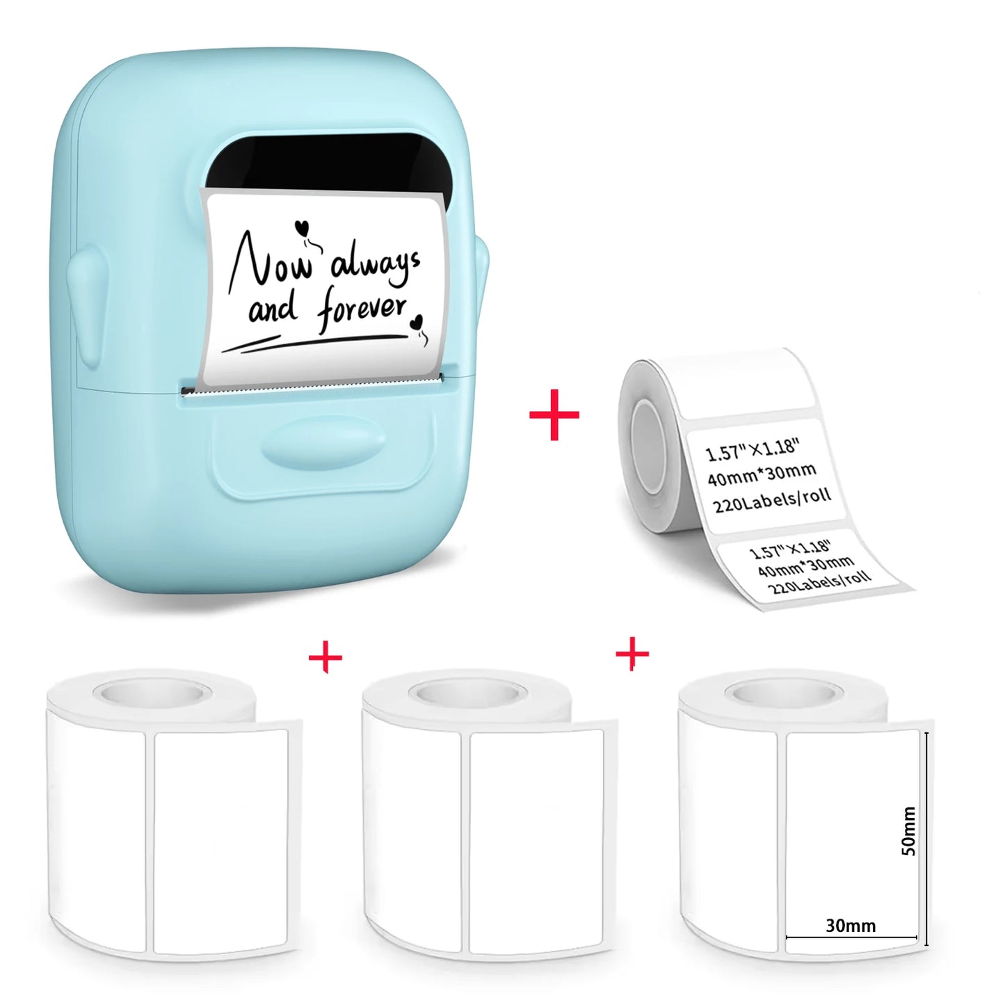 Marklife P50 Label Maker Machine Portable Barcode Label Printer, Bluetooth Label Stickers Machine for Clothing, Jewelry, Retail