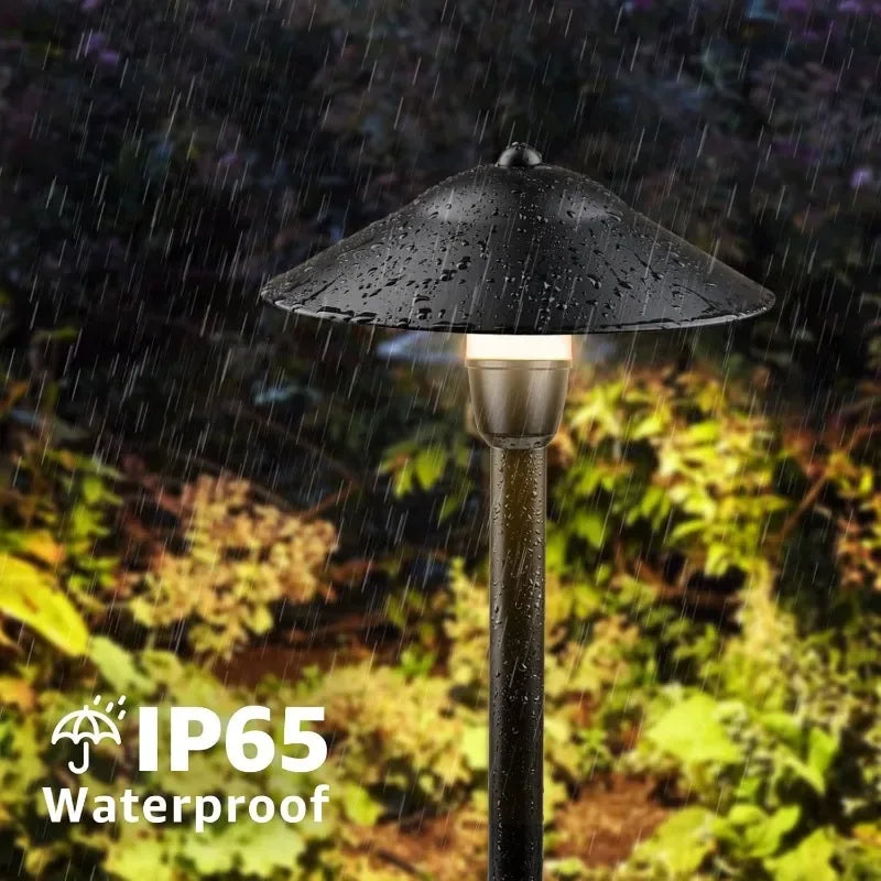 Tool LED Low Voltage Landscape Lights 3W Cast-Aluminum Pathway 12-24V Waterproof Landscape Path Lights 3000K