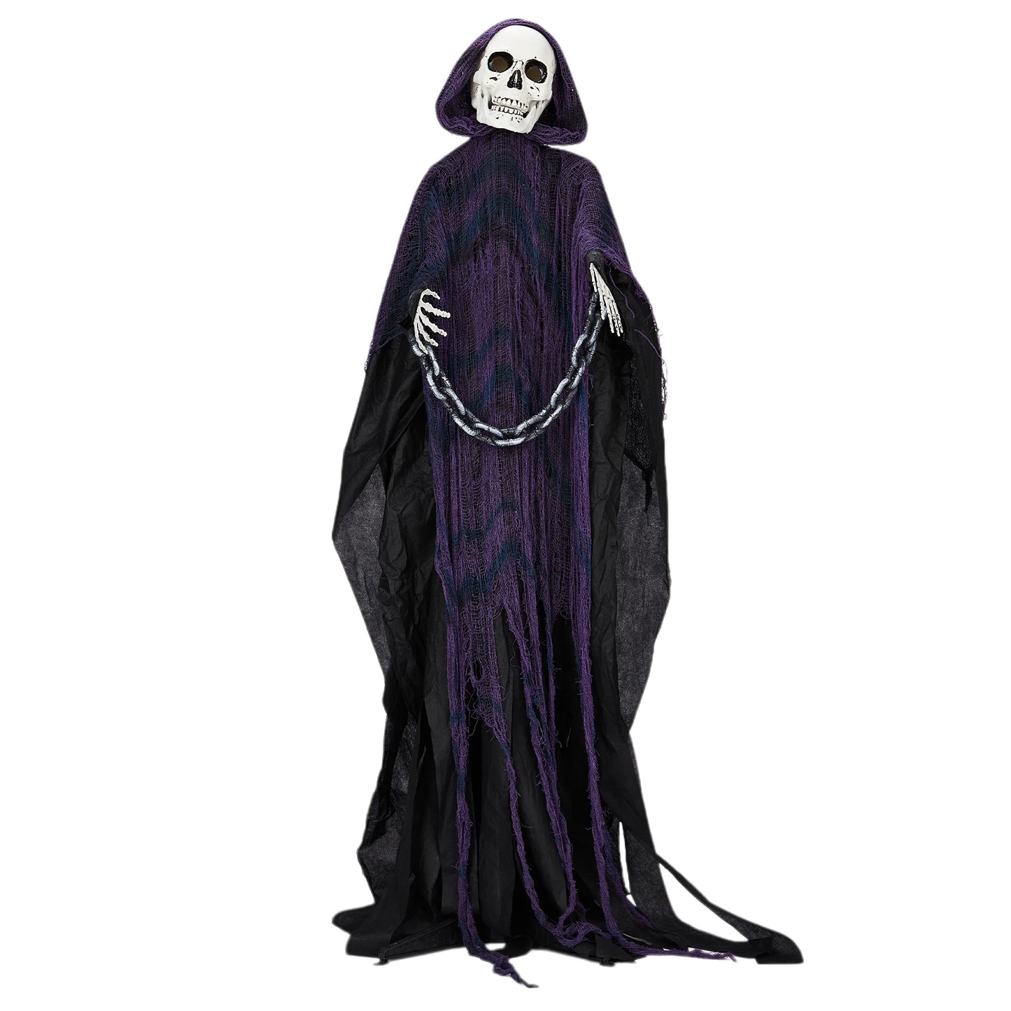 Six Foot Halloween Grim Reaper Animatronic Outdoor Decor