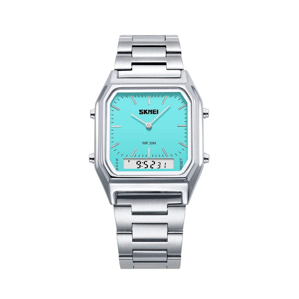 Skmei Fashion Analog Watch Luminous Dual Display Quartz