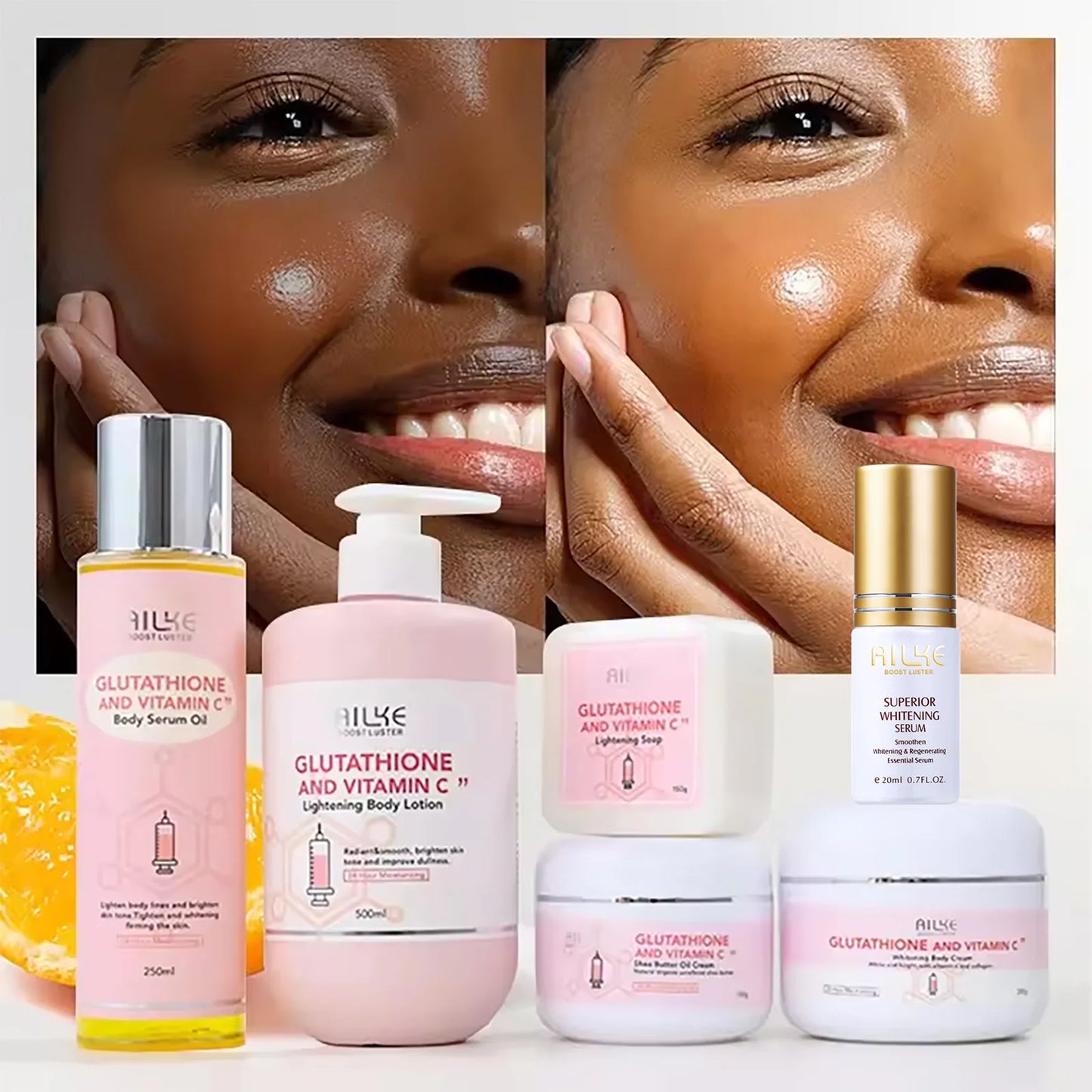 AILKE Whitening Skin Cream With Glutathione And Shea Butter