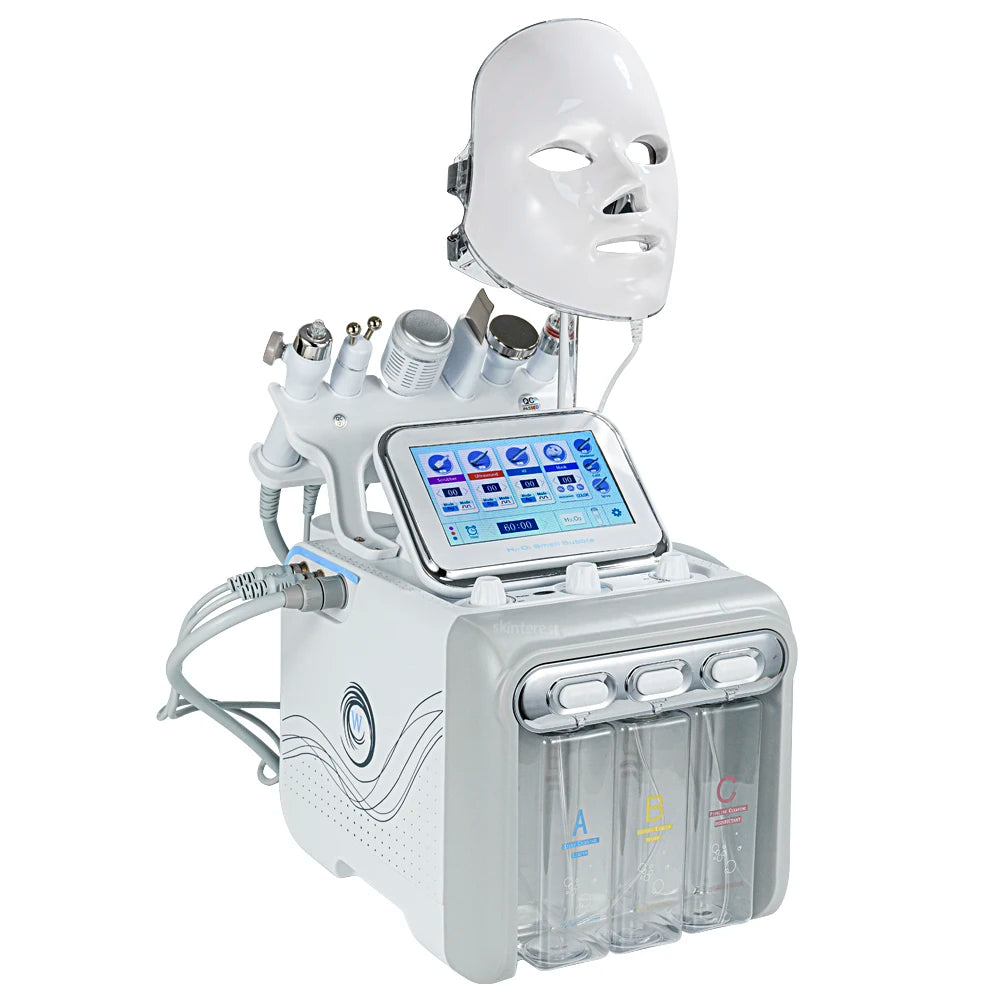 7 In 1 Bubble Pore Cleansing Facial Machine Oxygen Jet
