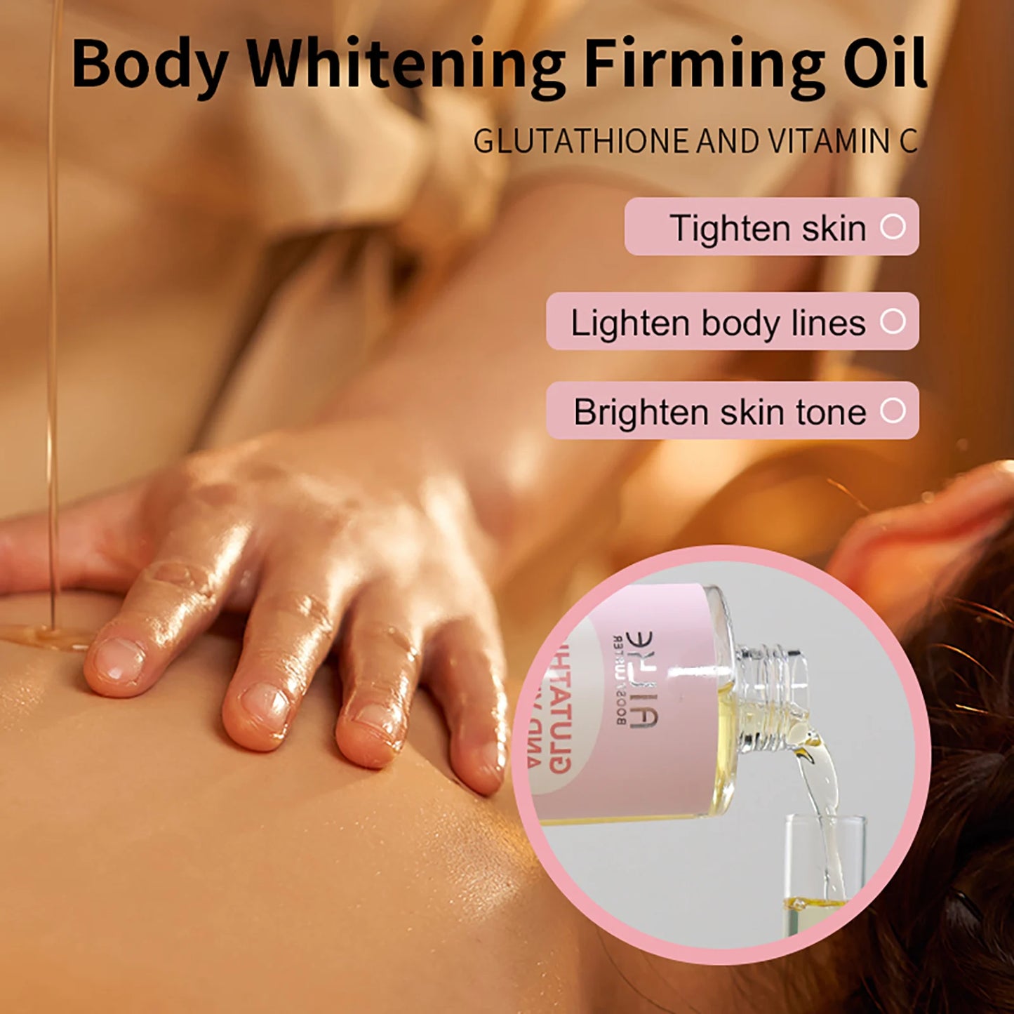 Ailke Vitamin C Moisturizing Whitening Massage Oil 250ml