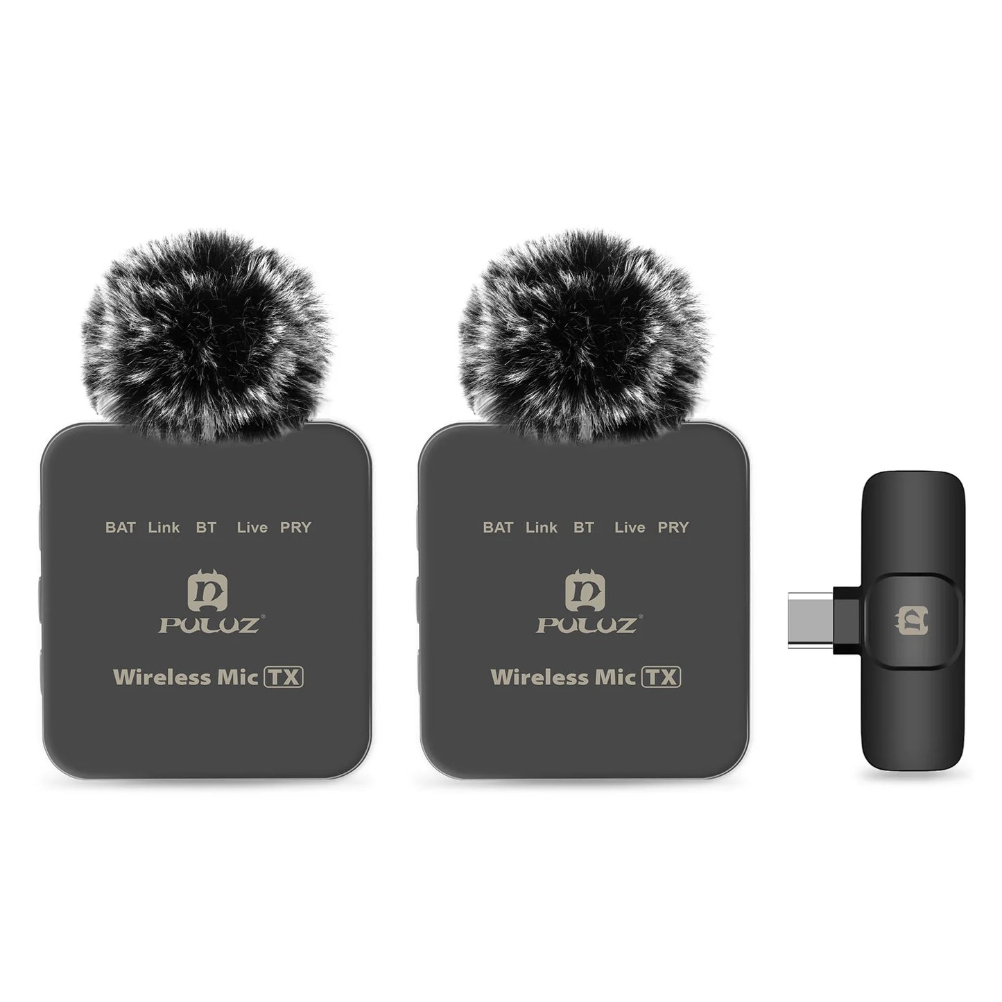 PULUZ Wireless Lavalier Microphone for iPhone Type C