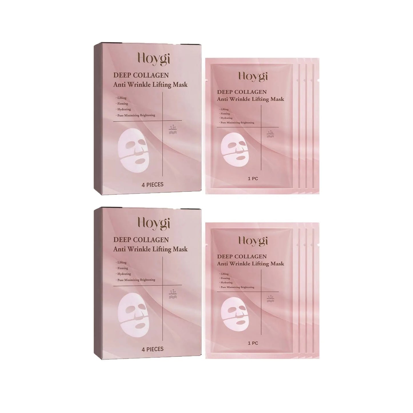 Collagen Face Mask Anti Aging Lifting Firming Brightening Hydrating Facial Mask