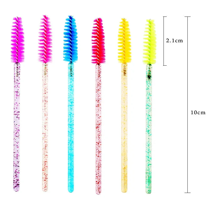 Brushes Eyelashes ExtensionsSupplies Makeup Brush Disposable Mascara Wands Applicator Lash Scrub
