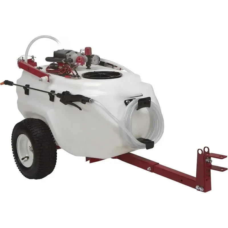 Tow Behind Boom Sprayer Broadcast 21 Gallon 12V DC 2.2 GPM
