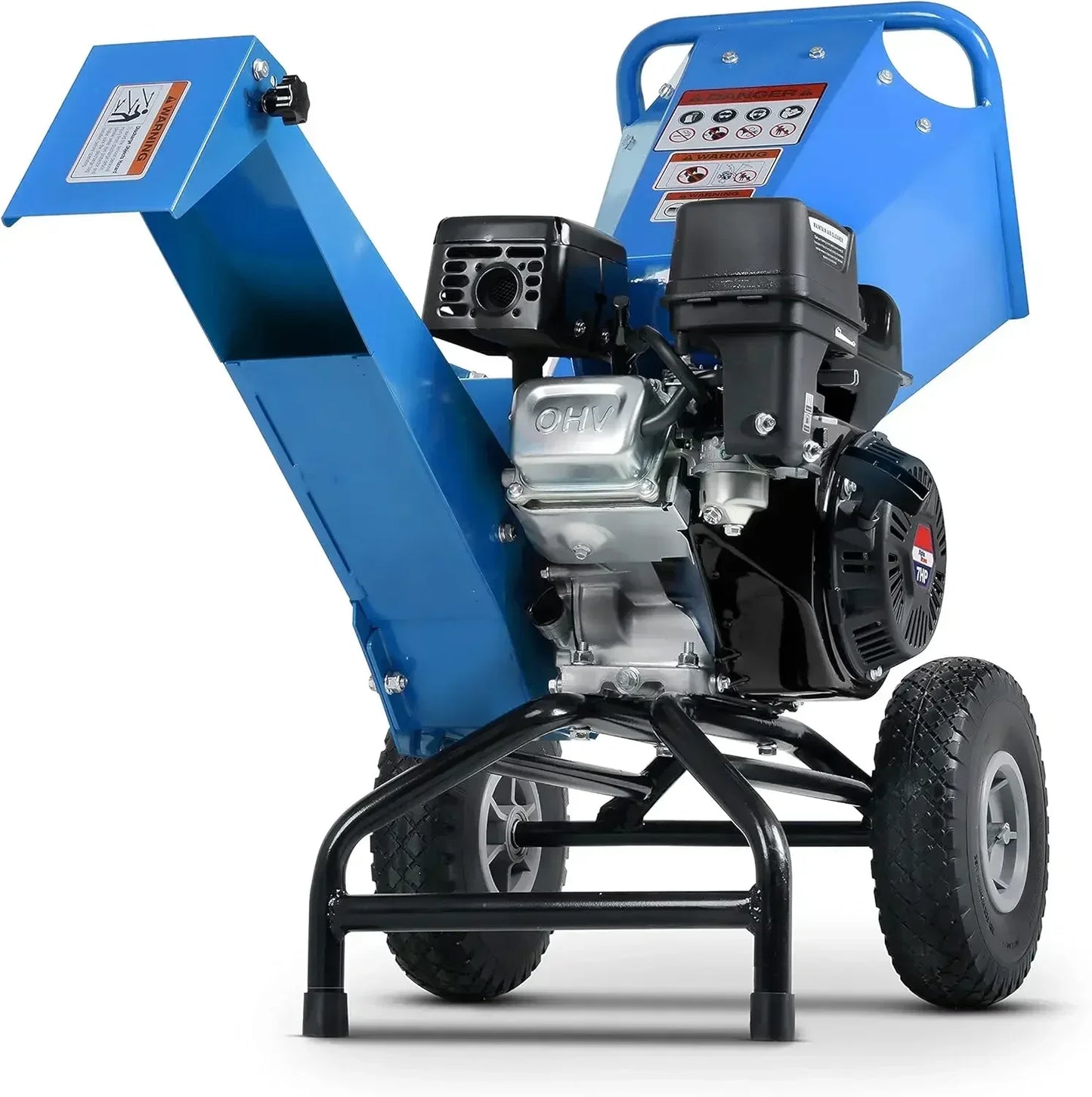 Wood Chipper Shredder Mulcher Heavy Duty 7 HP Gas Powered