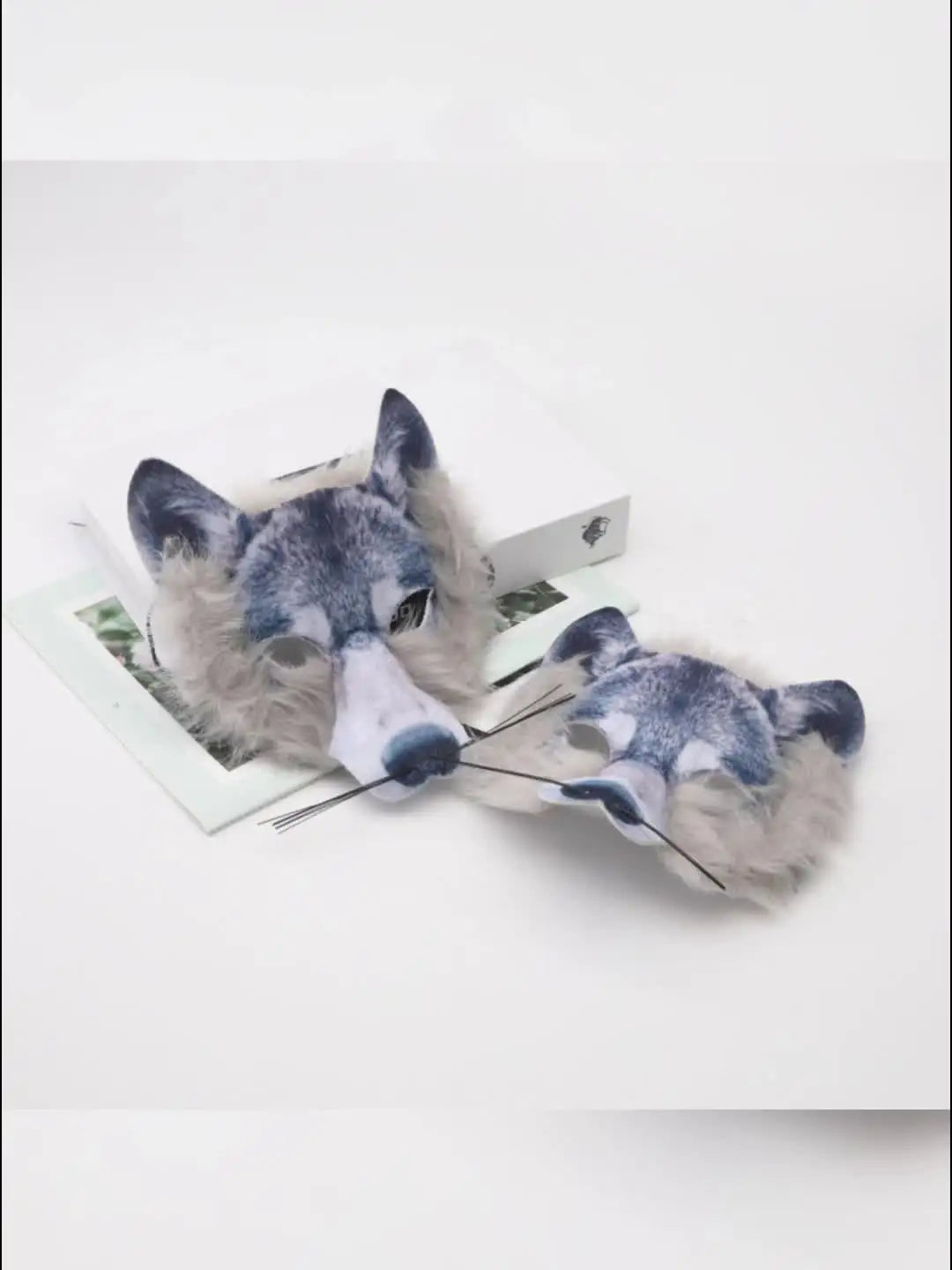 Wolf Mask for Halloween Party Universal One Size PVC
