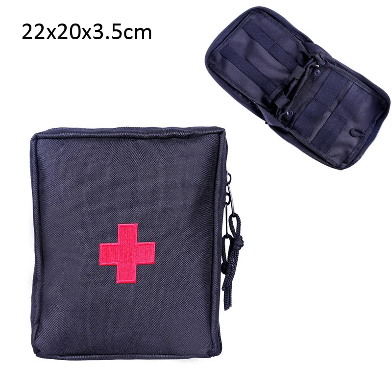 Utility 22CM Large Size Tactical Waist Bag Molle First Aid Bag Belt EDC Medical Pouch Emergency Training Bag Hunting Accessories